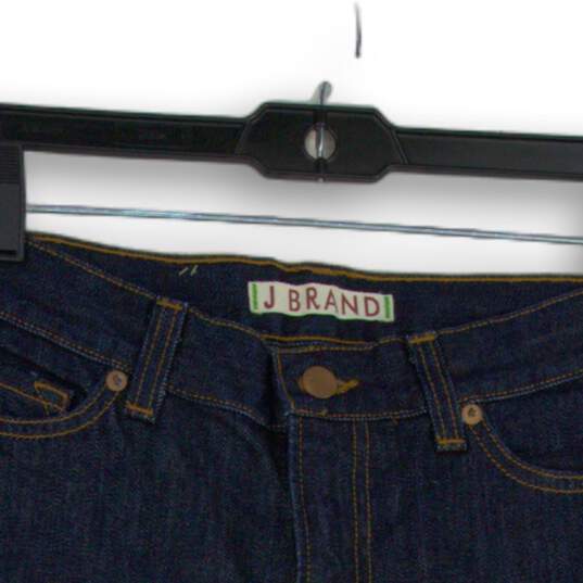 NWT J Brand Womens Blue Denim Dark Wash Low Rise Cut-Off Shorts Size 28 image number 3