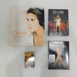 Celine Dion Hardcover Book w/ Sealed DVDs & Cassette Tape