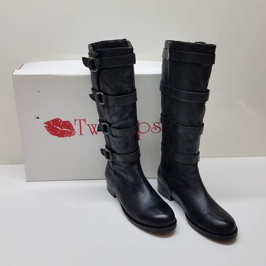 Two Lips Jaguar Calf High Boots Women's Size 7.5M image number 1