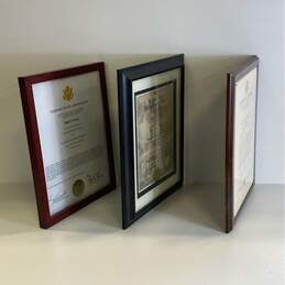 Lot of 3 Militaria Certificate of Appointment to US Army, US Reserve, Free Mason alternative image