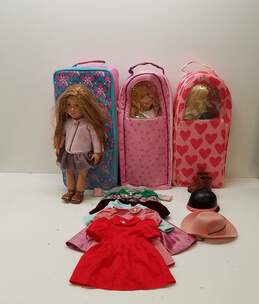 Lot of 5 Battat Our Generation Dolls with Accessories alternative image