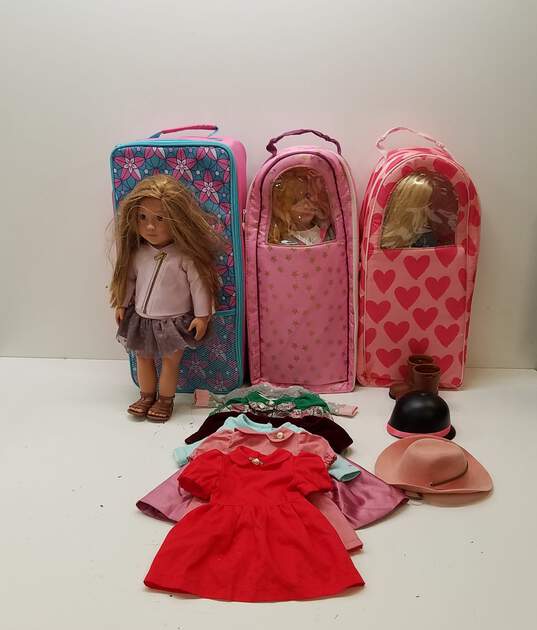 Lot of 5 Battat Our Generation Dolls with Accessories image number 2