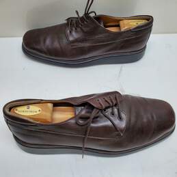 Bally Radnor Dark Brown Leather Size 12 Derby Shoes alternative image