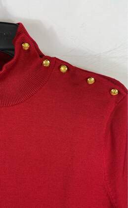 Laure: Ralph Lauren Red Blouse - Size Medium alternative image