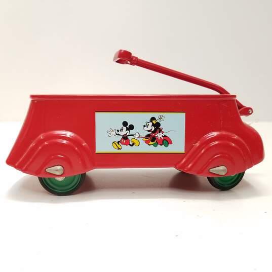 Hallmark Kiddie Car Classics 1937 Mickey Mouse Streamline Express Coaster Wagon with COA image number 4