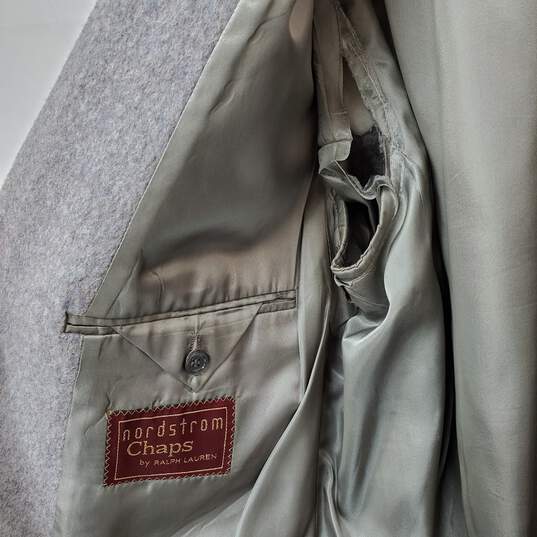 Nordstrom Chaps by Ralph Lauren Gray Brown Buttons Suit Blazer Men's Size XXL image number 3