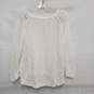 Eileen Fisher WM's 100% Organic Cotton Knitted White Crewneck Sweater  Size S image number 2