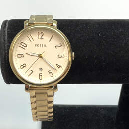 Designer Fossil Jacqueline Gold-Tone Stainless Steel Analog Wristwatch