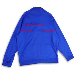 Mens Blue Chicago Cubs Logo Full-Zip Activewear Track Jacket Size XXL alternative image