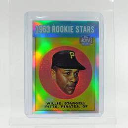 2001 HOF Willie Pops Stargell Topps Archives Reserve Rookie Reprint Pirates