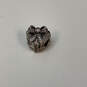 Designer Pandora S925 Sterling Silver Pink Bow Present Heart Beaded Charm image number 3