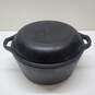 Lodge 3 8DOL Cast Iron Double Dutch Oven image number 1