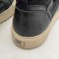 Womens Gia Lug 3478269-BLK Black Leather Lace Up Sneaker Shoes Size 6.5 M image number 5