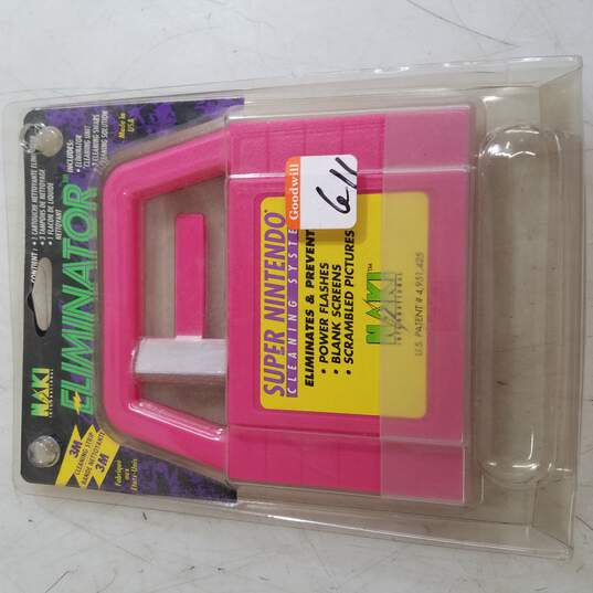 Vintage Naki Eliminator Super Nintendo Cleaning Kit IOB Untested image number 1
