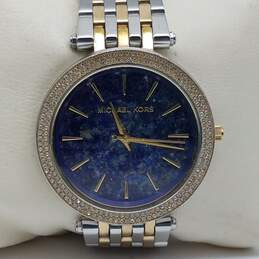 Women's Michael Kors Crystal Bezel, Unique Dial Stainless Steel Watch