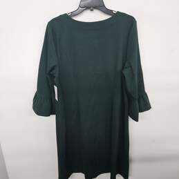 Croft & Barrow Green Bell Sleeve Dress alternative image