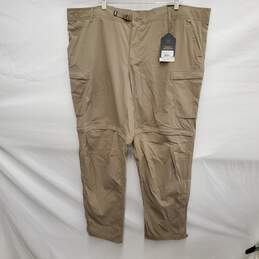 NWT REI MN's Sahara Convertible Zip Off Tan Relaxed Fit Cargo Pants Size 50W x 34L