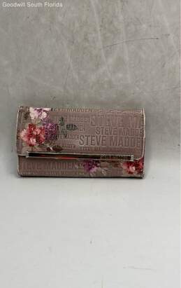 Steve Madden Ladies Gray Flowers Wallet