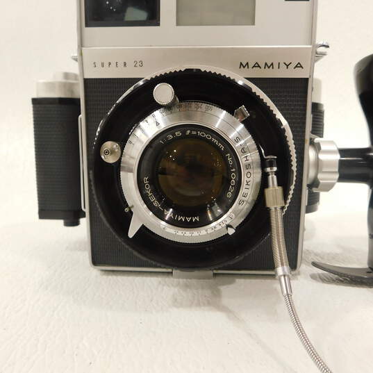 Mamiya Super 23 Film Camera W/ 6x9 Film Adapter 100mm Lens image number 8