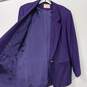 Pendleton Purple Wool 2pc Skirt Suit Women's Size 10 image number 4