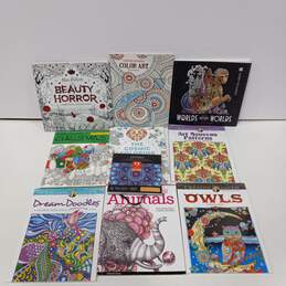 Lot of 10 Assorted Coloring Books
