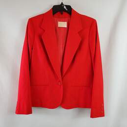 Pendleton Women Red Blazer Sz 10