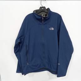 The North Face Apex Men's Blue Full Zip Mock Neck Jacket Size XL