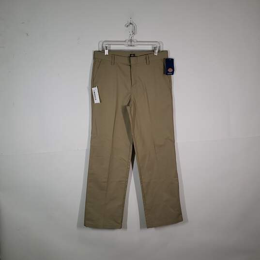NWT Mens Classic Fit Slash Pockets Straight Leg Dress Pants Size 20 image number 1