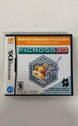 Picross 3D - Nintendo DS (Tested)
