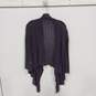 Coldwater Creek Women's Purple Knitted 3/4 Sleeve Cardigan Size L image number 2