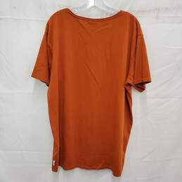 Scotch & Soda WM's Organic Cotton Burnt Amber T-Shirt Blouse Size XXL alternative image