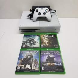 Microsoft Xbox One First Day 500GB Console White Bundle with Games & Controller #2