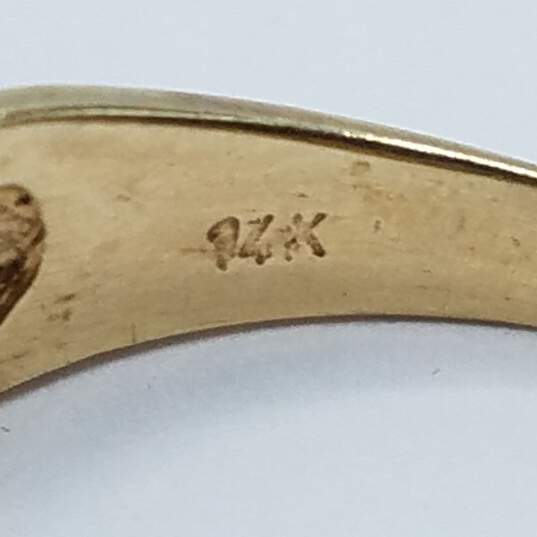 10K Gold Sz 9 Ring 5.4g image number 4