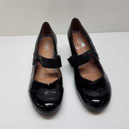 Hotter Black Patent Leather Mary Janes - Sz 10 alternative image