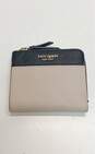 Kate Spade Leather Corner Zip Small Bifold Card Wallet image number 1