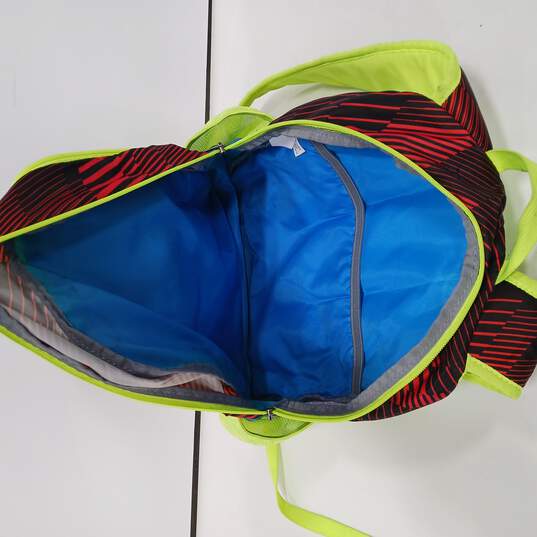 Multicolored Geometric Pattern Backpack image number 6