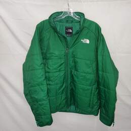 The North Face Green Full Zip Puffer Jacket Men's Size L