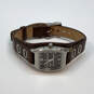 Designer Fossil JR-9467 Silver-Tone Brown Leather Strap Analog Wristwatch image number 3