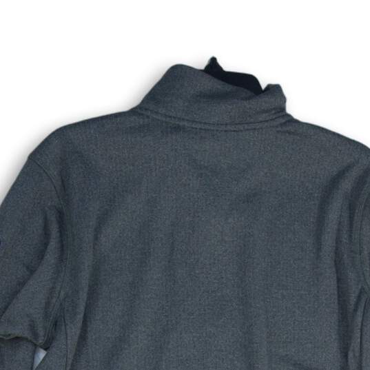 NWT Columbia Womens Gray Long Sleeve Mock Neck Quarter Zip Jacket Size Medium image number 4