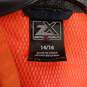 Boys Multicolor Pockets Long Sleeve Hooded Full-Zip Ski Jacket Size 14/16 image number 4
