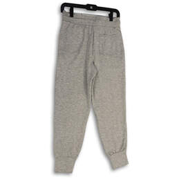 NWT Womens Gray Space Dye Elastic Waist Drawstring Jogger Pants Size Small alternative image