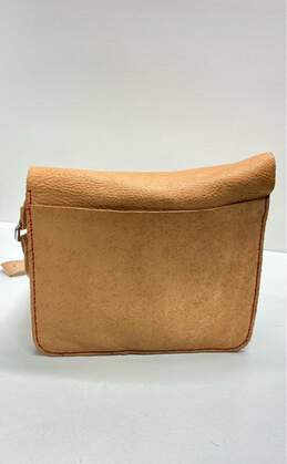 Artisan Handmade Tan Leather Shoulder Small Flap Messenger Bag alternative image