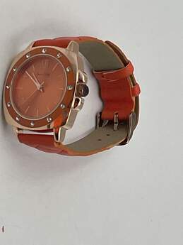 Womens 9807 Red Adjustable Buckle Strap Quartz Analog Wristwatch 40.5g