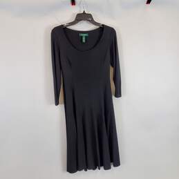 Ralph Lauren Black Dress Sz 10P