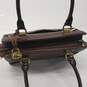 Vintage Dooney & Bourke Brown Pebble Leather Crossbody Handbag image number 4