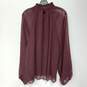 Women's Joie Long Sleeve Smocked Blouse Top Sz XL NWT image number 2