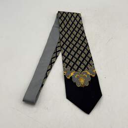 Gianni Versace Mens Multicolor Four In Hand Adjustable Pointed Neck Tie