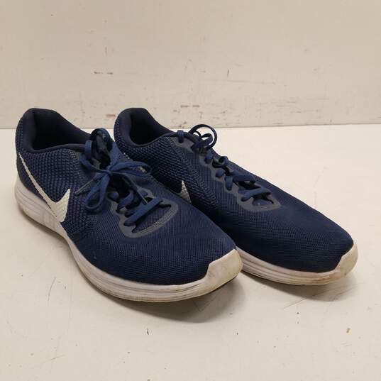 Nike Revolution 3 Blue/White Men's Athletic Shoes Size 10.5 image number 3