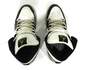 Jordan 1 Mid Patent Black White Gold Men's Shoes Size 11 image number 3