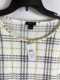 Ann Taylor Women White Long Sleeve Blouse M NWT image number 4